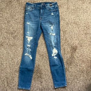Abercrombie & Fitch distressed jeans